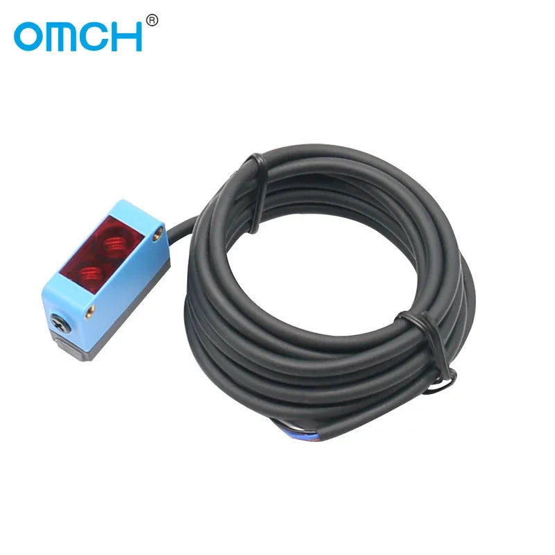 OMCH Background Suppression Photoelectric Sensor Switch HG-30B Adjustable Distance 3-30cm PNP NPN 4-wire