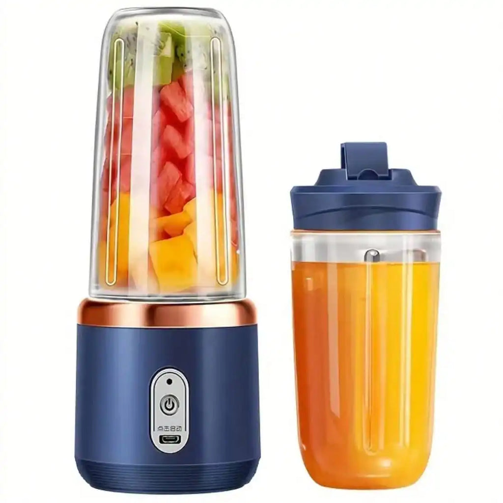 Portable Rechargeable Blender Cup – 380ml Smoothie Maker with Ice Crush for Travel, Gym & On-the-Go