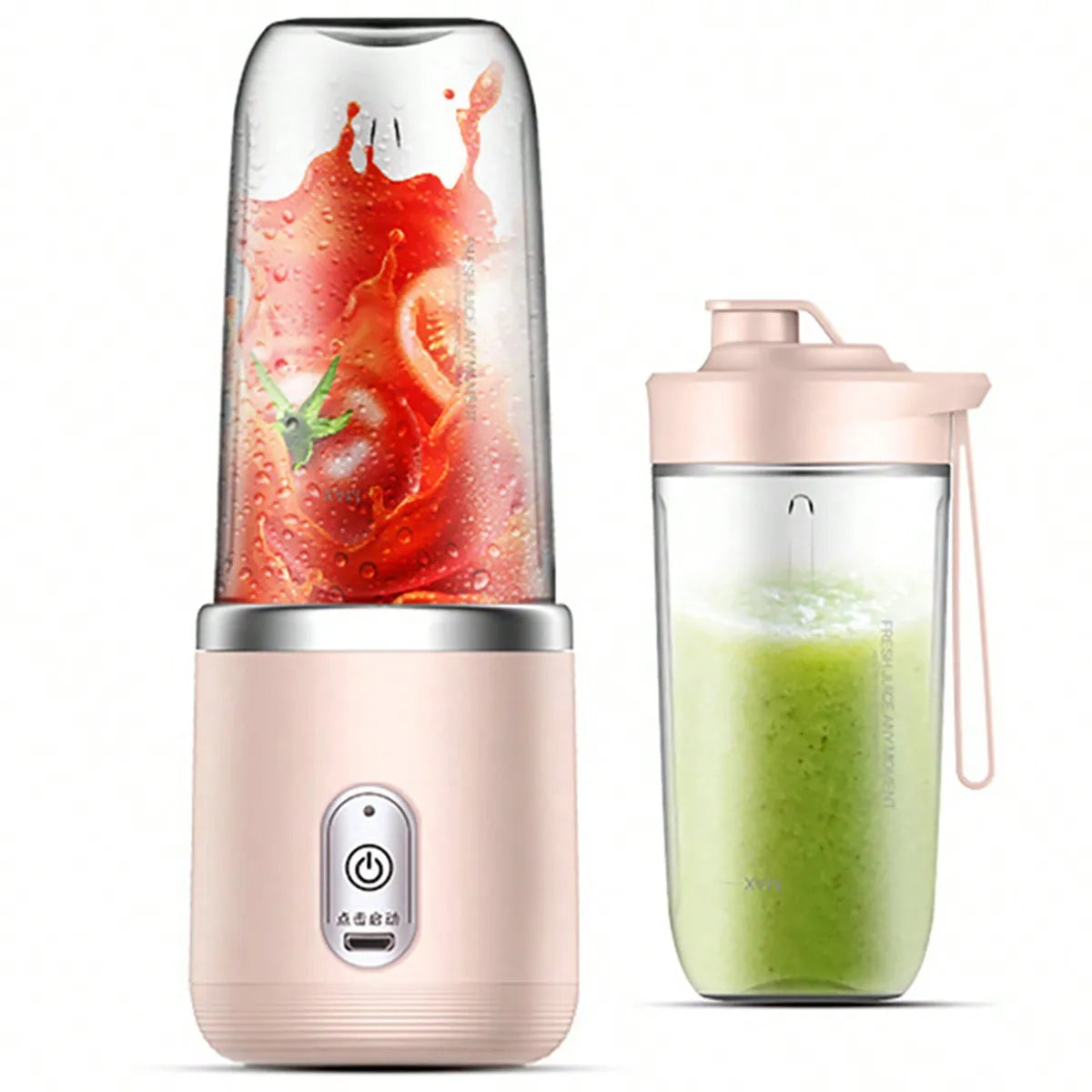 Portable Rechargeable Blender Cup – 380ml Smoothie Maker with Ice Crush for Travel, Gym & On-the-Go